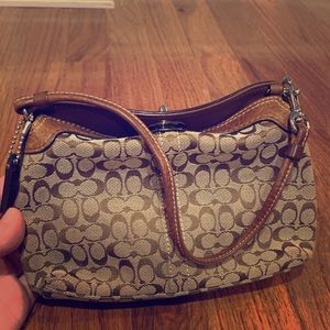 Coach wristlet purse